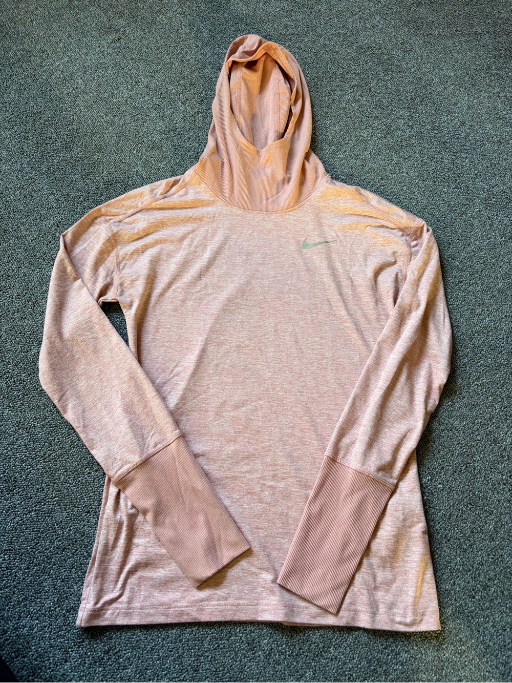 Nike Women's XS Dri Fit Hoodie Element Running Long Sleeve Pink CJ5504